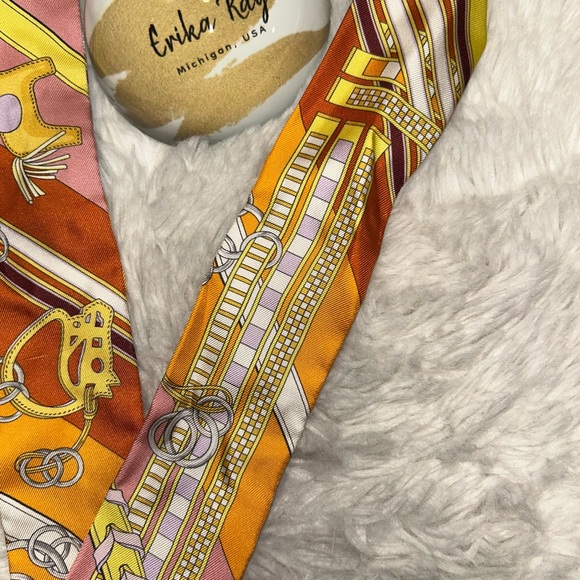 Hermes Brides Et Gris-Gris Bandeau - Picture 5 of 13